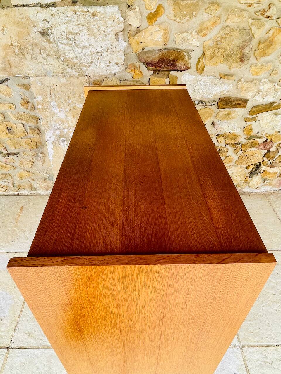 Vintage 4-drawer chest of drawers by Capelle, circa 1960s