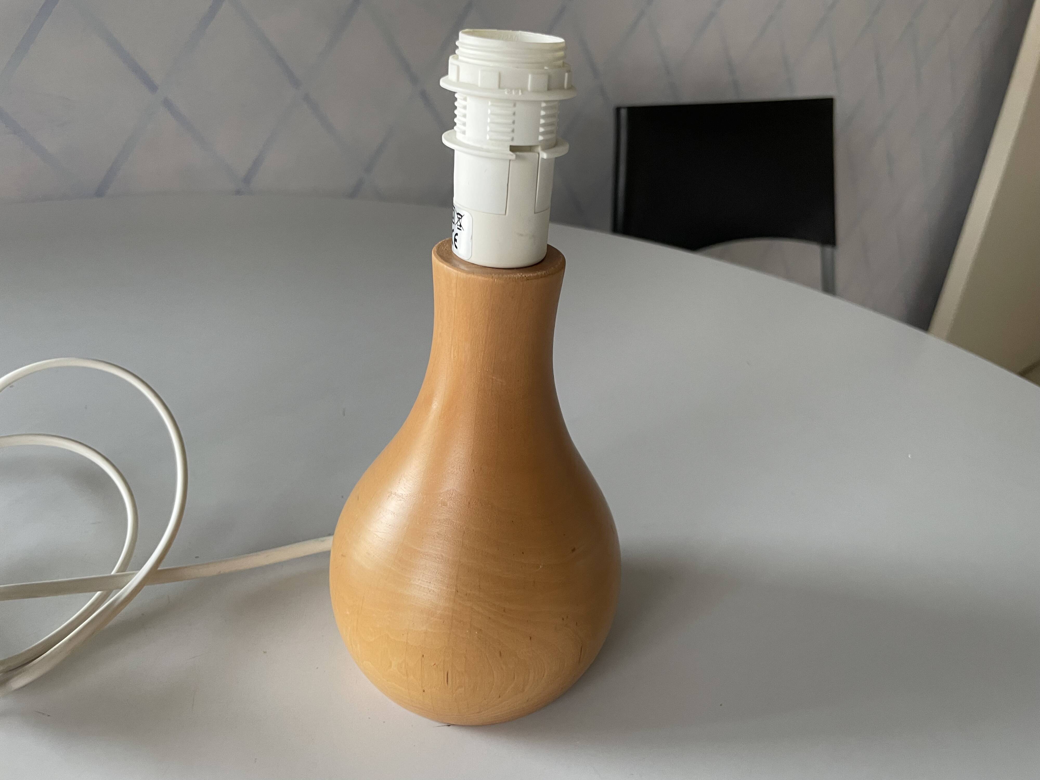 Wooden lamp from the 80s