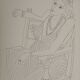 Henri Matisse: Attentive Woman, signed lithograph
