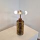 Fractal resin and copper lamp | 1970s