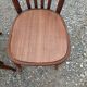 5 Chaises bistrot Thonet bois