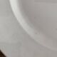 Set of large round white earthenware dishes from Creil and Montereau, 19th century