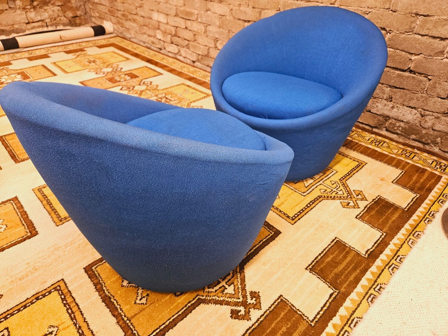 Pair of vintage 70s armchairs