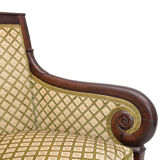 Duo of shepherdesses, Empire era. Silk velvet