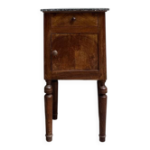 Table de chevet en noyer Napoléon III