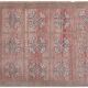Vintage Turkish rug from Oushak, hand-woven 92x168 cm