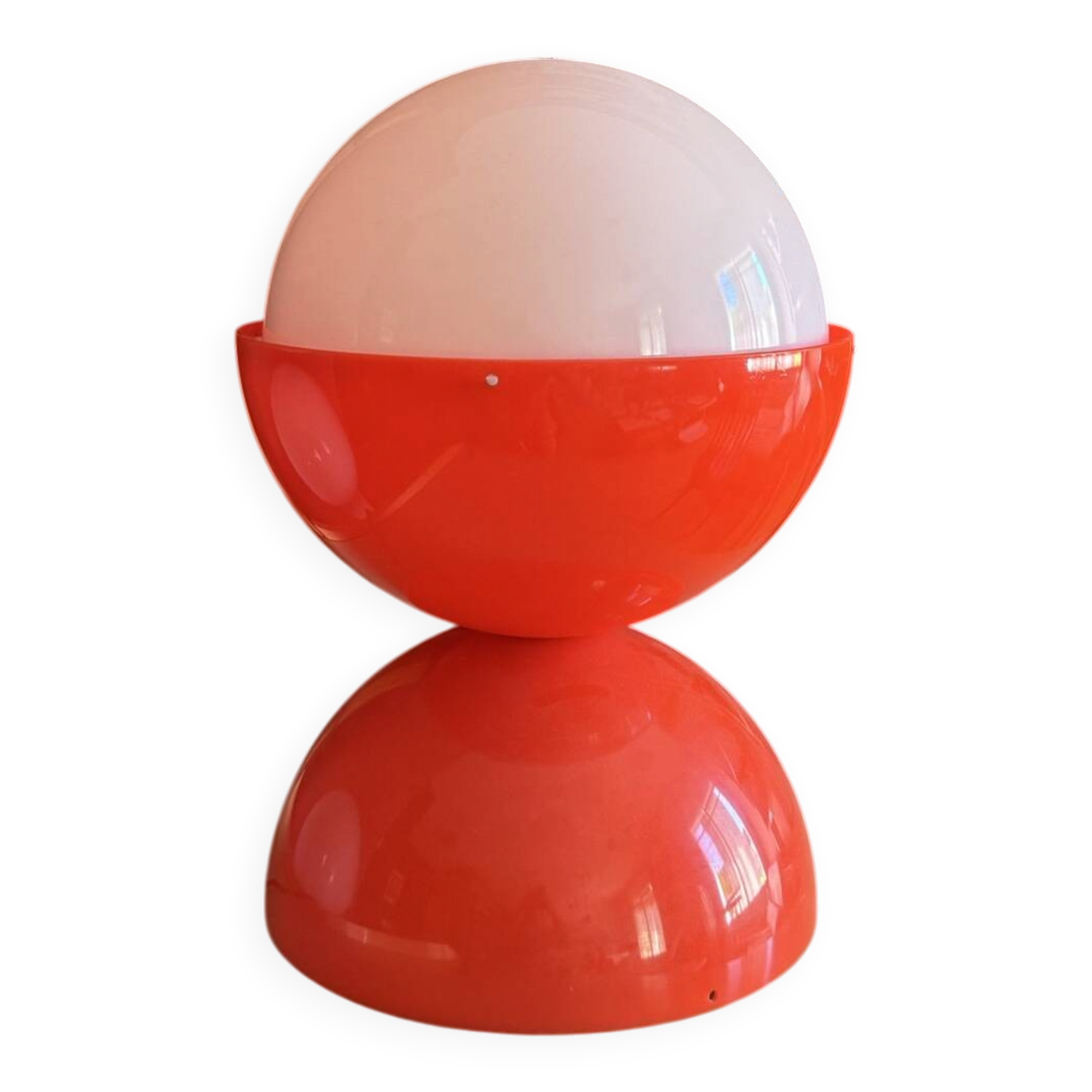 Diabolo lamp Space Age orange