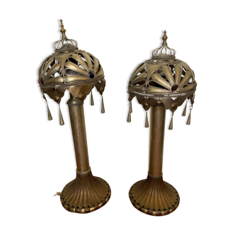 Pair of Parisian lamps
