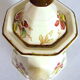 Coffee maker in earthenware decorated with hawthorn flowers, from the house Villeroy--Boch, model "Portobello"