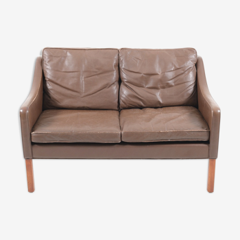 2208 by Borge Mogensen leather sofa