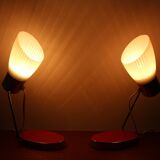 Pair of mid-century table lamps by Drupol 1960