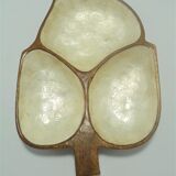 Wooden and mother-of-pearl pocket emptier