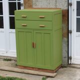 Renovated antique buffet – Herbarium Green (Libéron)