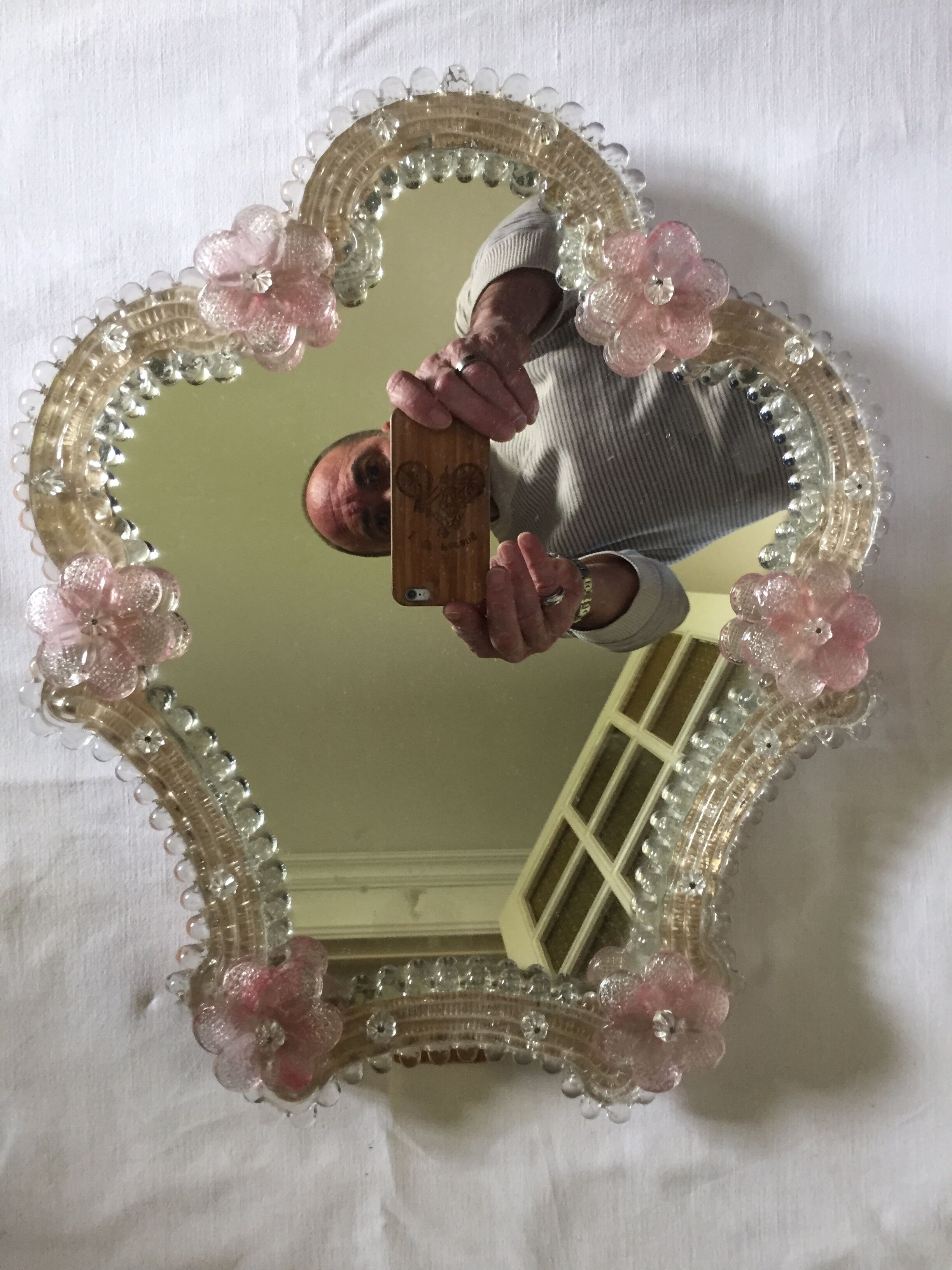 Table mirror Murano 36x30cm