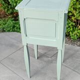 Repurposed bedside table