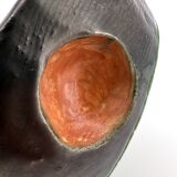 Ronéo black enamelled ceramic pocket emptier by Jean Kounietz