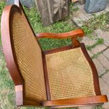Cherry wood restoration armchair