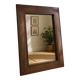 Solid wood mirror