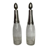 Pair of glass vials