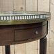 Louis XVI style mahogany bouillotte table from the 1950s with a marble top