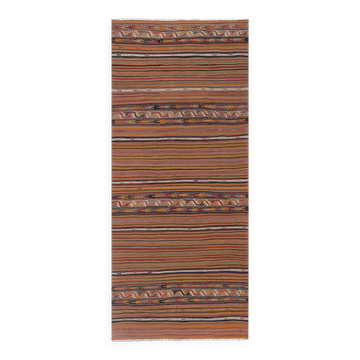Kilim turc vintage tissé main 166x369 cm