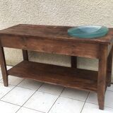 Old solid wood counter