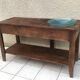 Old solid wood counter