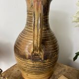 Glazed stoneware jug