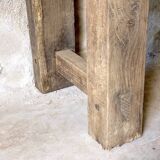 Vintage 1950 solid oak desk