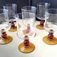 6 water glasses or large wine glasses Luminarc Model "Antique"
