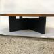 Table basse hexagonale en wengé 1960