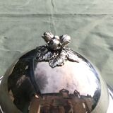 Butter bell silver metal