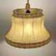 Vintage leather pendant lamp, 1950s.