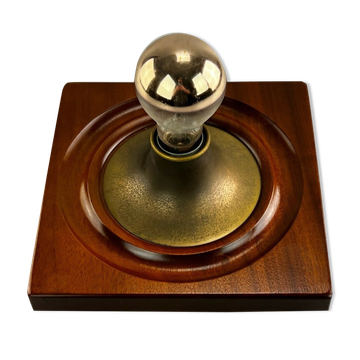 60s 70s lamp light wall lamp wood metal Space Age Design 60s 70s