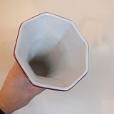 Earthenware vase of St Clement KG Lunéville decoration street lamp