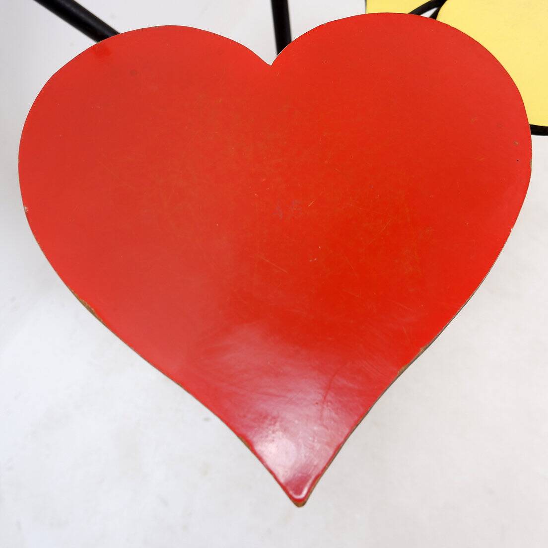 Clubs, spades, hearts, diamonds plant holder - Italy 1960s