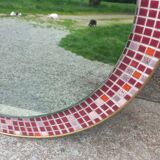 Vintage ceramic mirror from the 1960s.