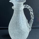 Baccarat, St. Louis - Broc with ice reserve (1) - Art Nouveau - Frosted crystal