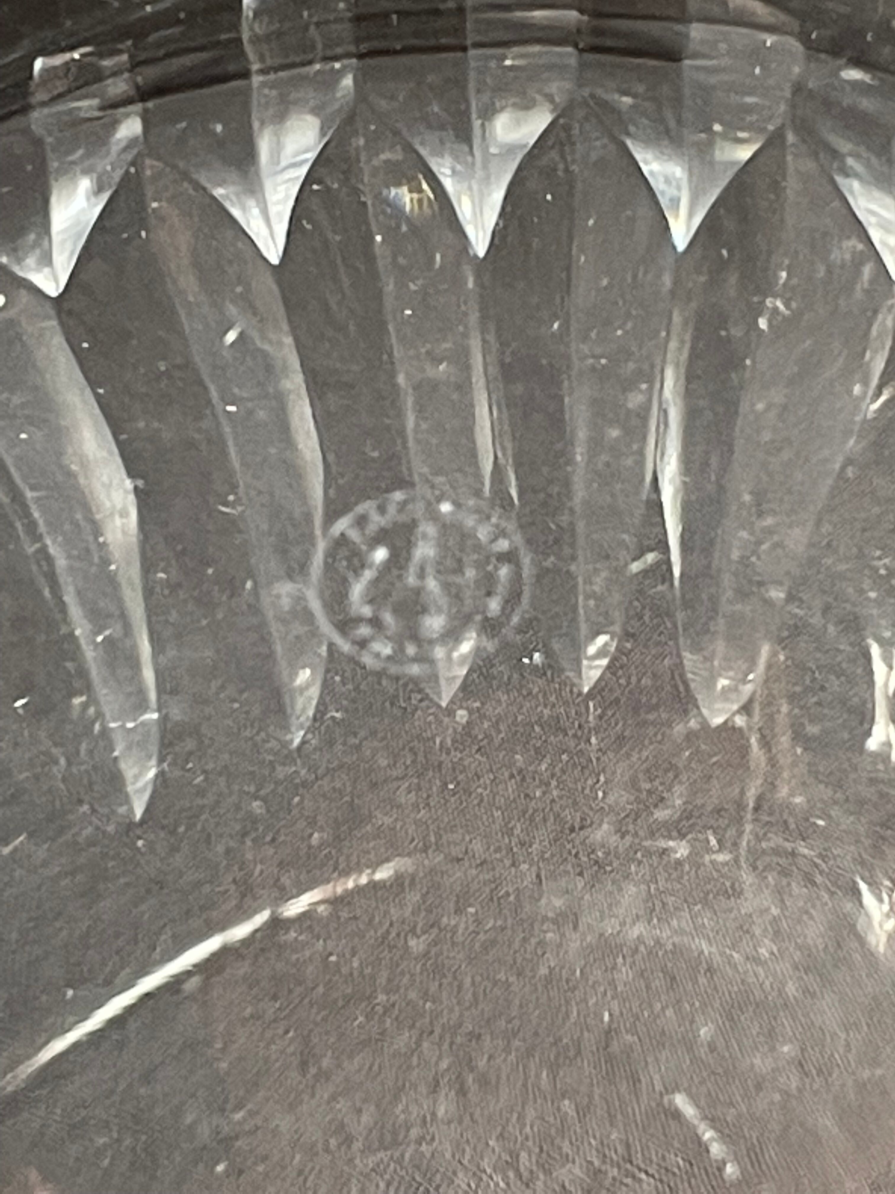 Baccarat - Broc with wide opening - Art Deco