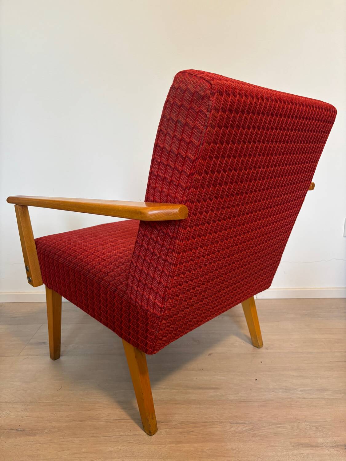 Fauteuil de salon vintage de Tchécoslovaquie des années 1970