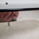 Vintage chrome and smoked glass coffee table