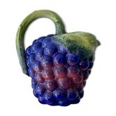 Vintage ceramic pitcher in the shape of grapes