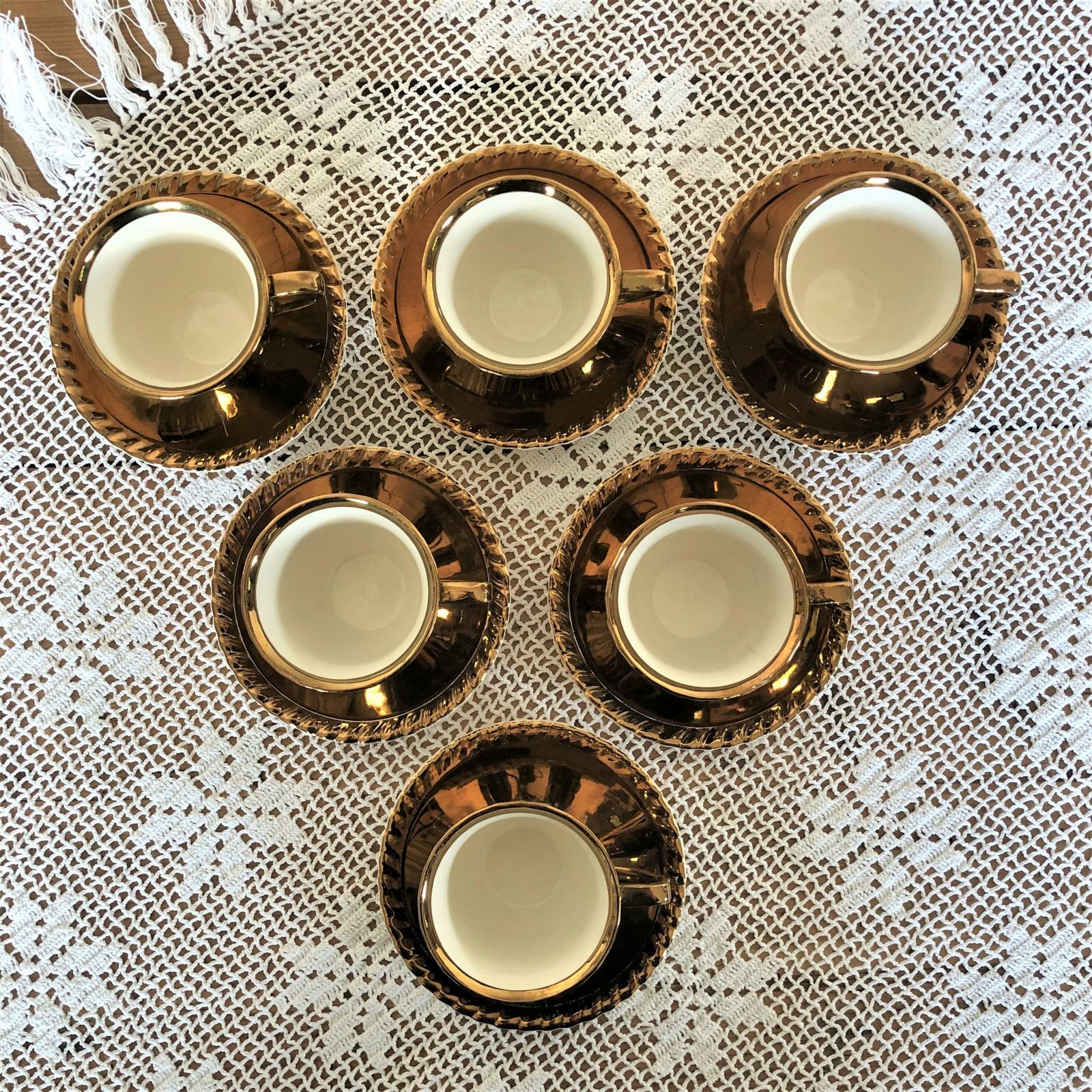 Gray's pottery coffee service