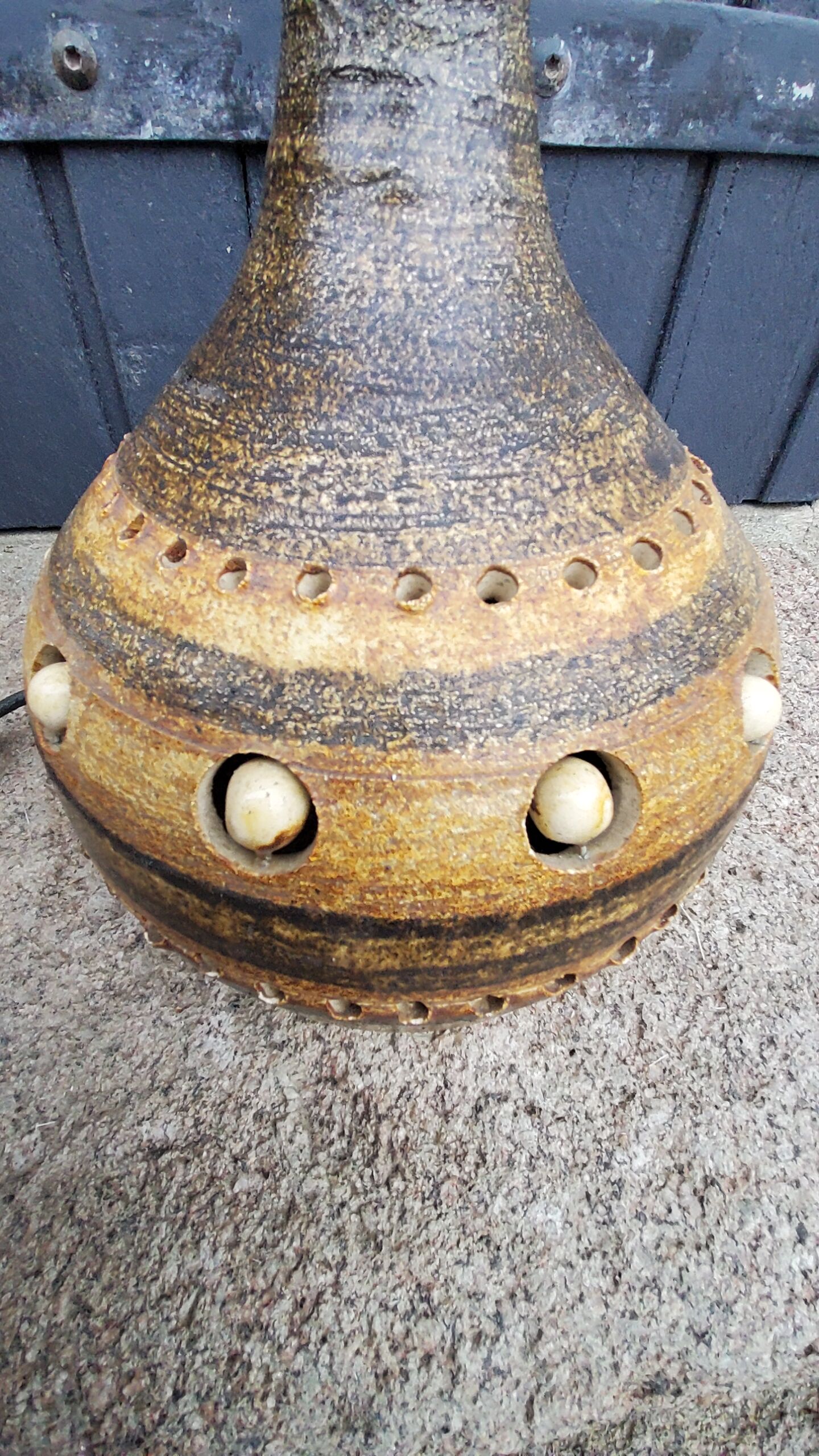 Georges Pelletier's ceramic lamp rope lampshade