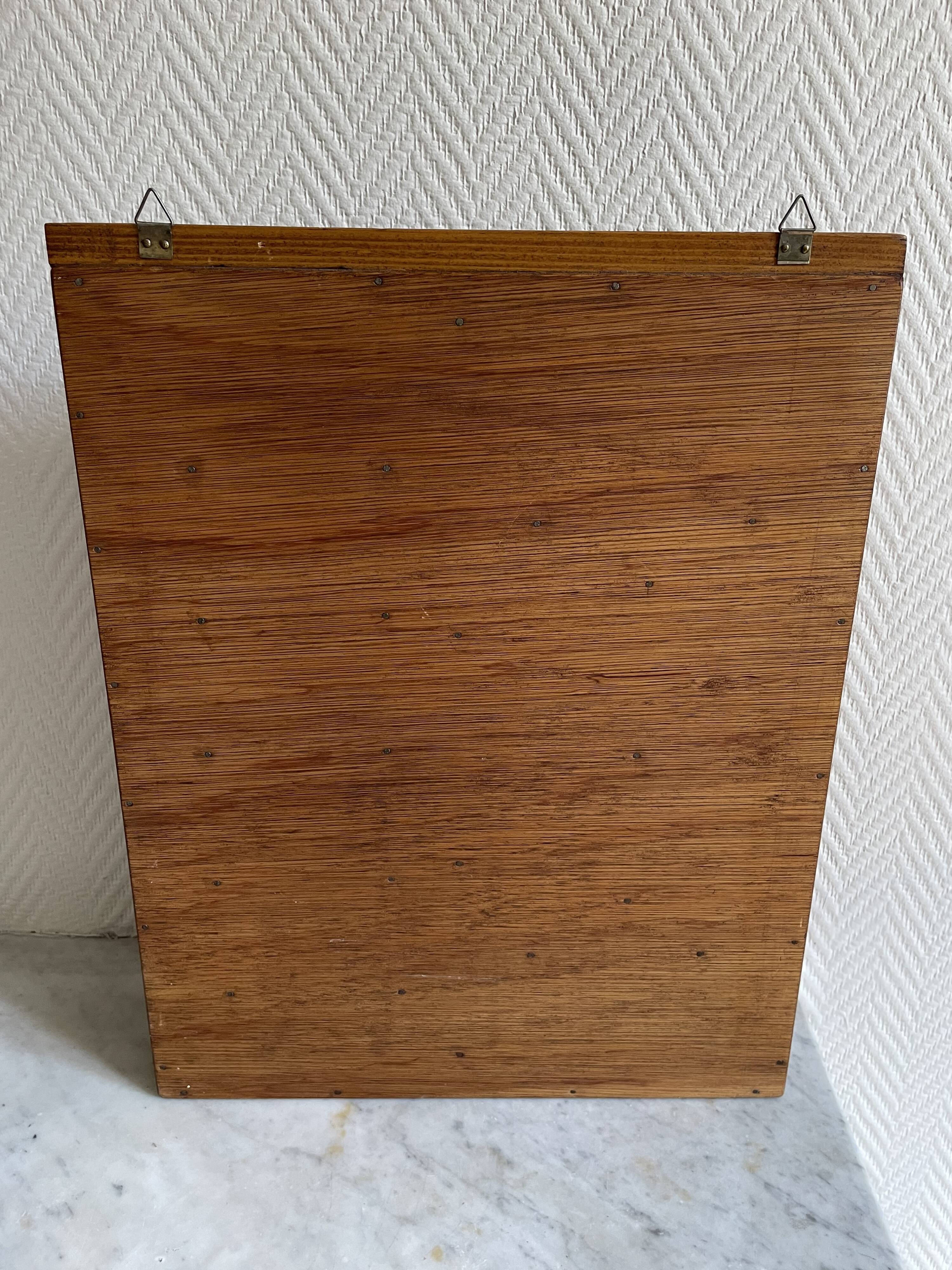 Mid-century wooden wall shelf