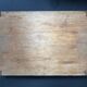 Art Deco, wooden tray and Gien earthenware tiles with basket decor circa 1940