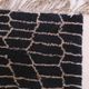 Black Beni Ourain Rug - 250 x 184 cm