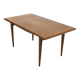 Sculptural Danish Design Extendable Teak Dining Table 1960s