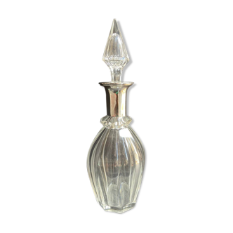 Large decanter - Louis Philippe - Strong crystal and silver