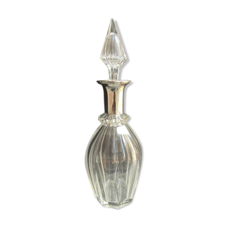 Carafe Louis Philippe cristal fort et argent